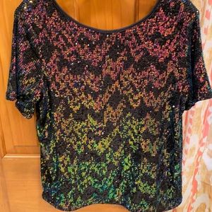 Sanctuary Sequin Holiday Top
